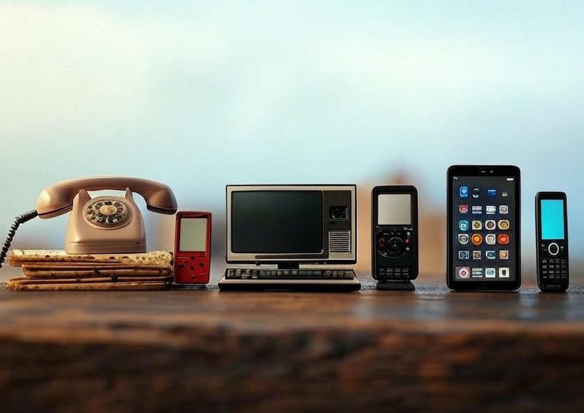 Evolution of dating technology through history, from letters to modern dating apps